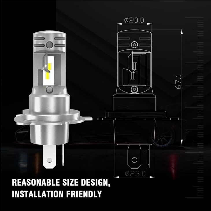 Brightest H4 Headlight Bulb