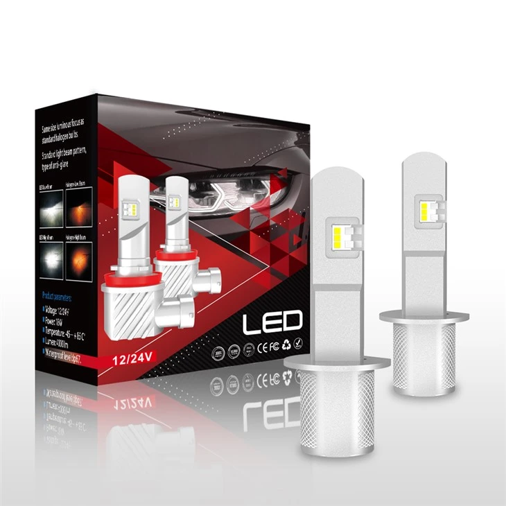 Kit Gantian H1 Lampu Depan LED 6500K 24V Lampu Lori